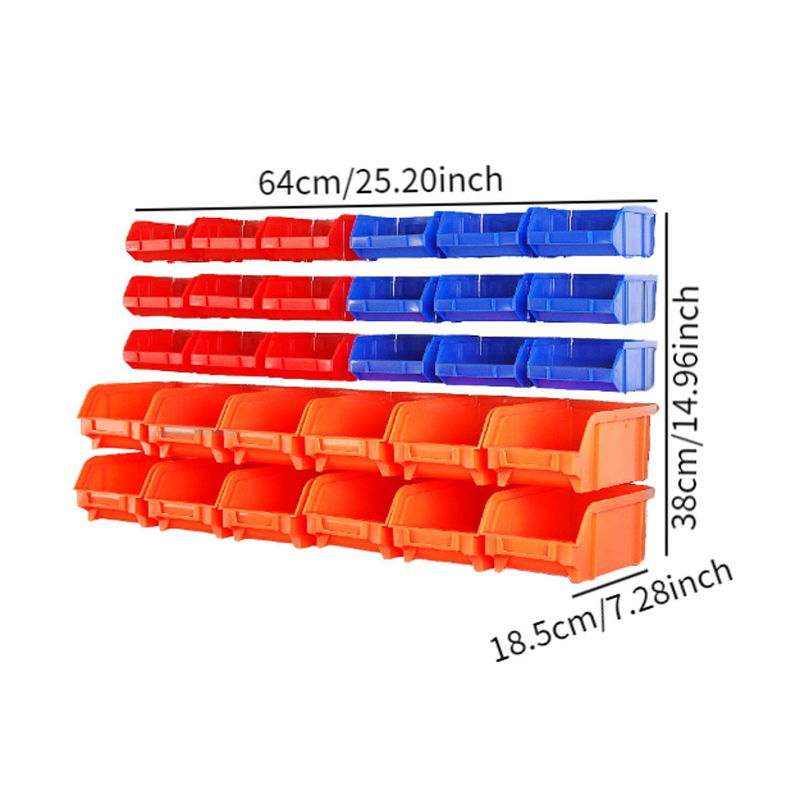 Amazon | AWHAO 30ピース 壁掛け式収納ラックシステム ツール 