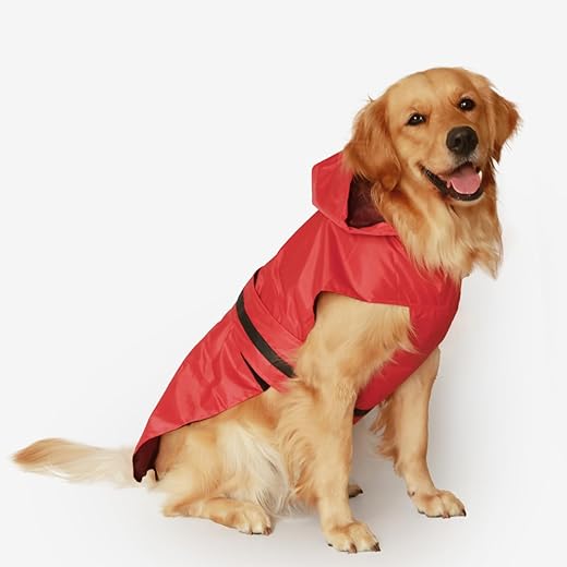 Mutt of Course Ready Red Raincoat 4XL