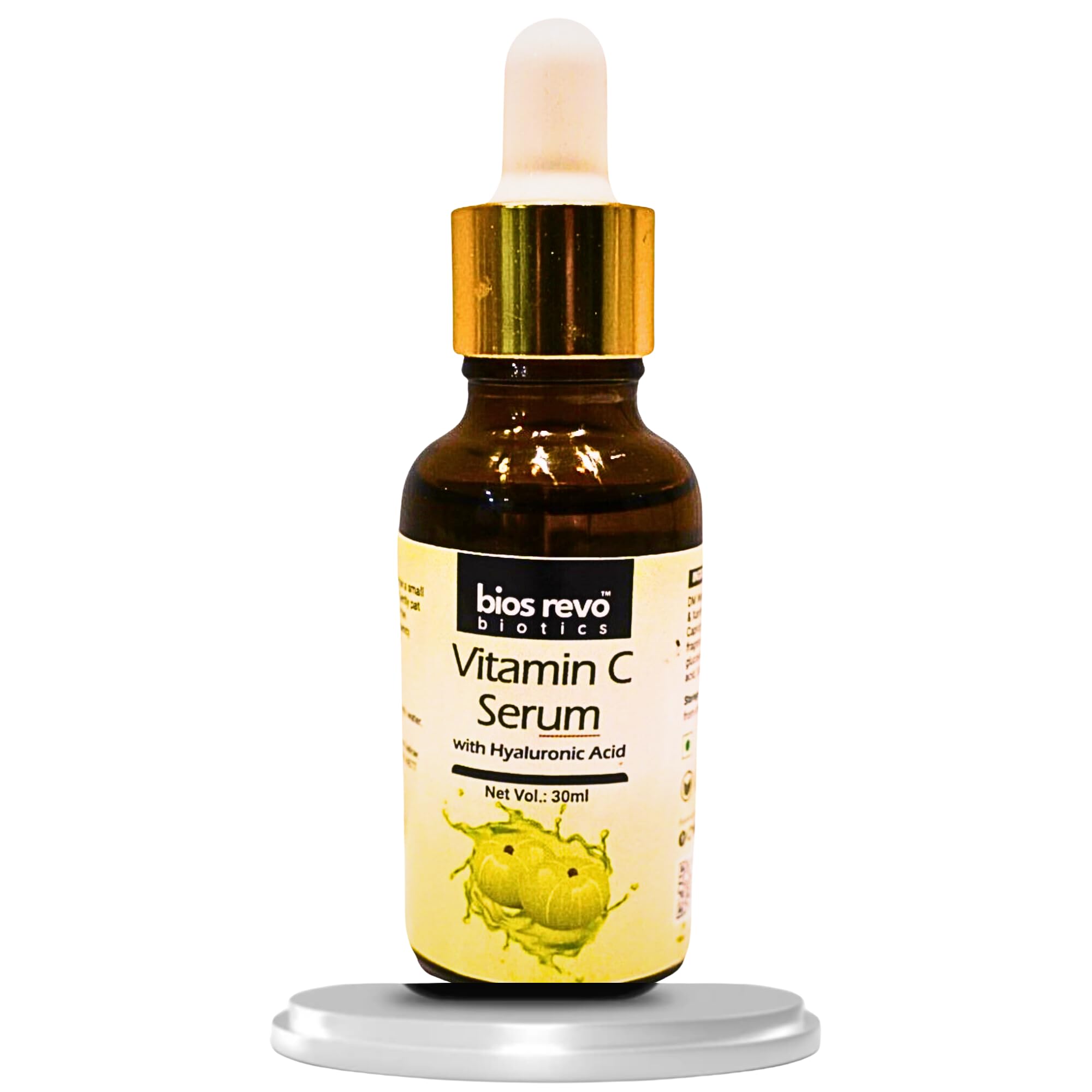 Vitamin C Serum with Hyaluronic acid, Boosts Glow, Reduces Dark Spots & Pigmentation, 30 ml,