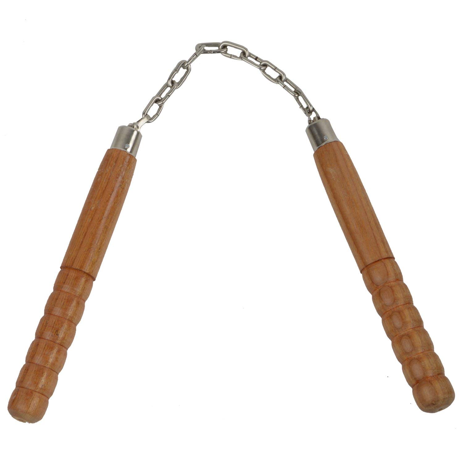 HIRNOTS Quality Wooden Nunchakus with Strong Chain, Excellent Grip (Black Powder Coated) Gymnastic Stick - 25 inch, Pack of 2 (B095Y486HY) Amazon Price History, Amazon Price Tracker