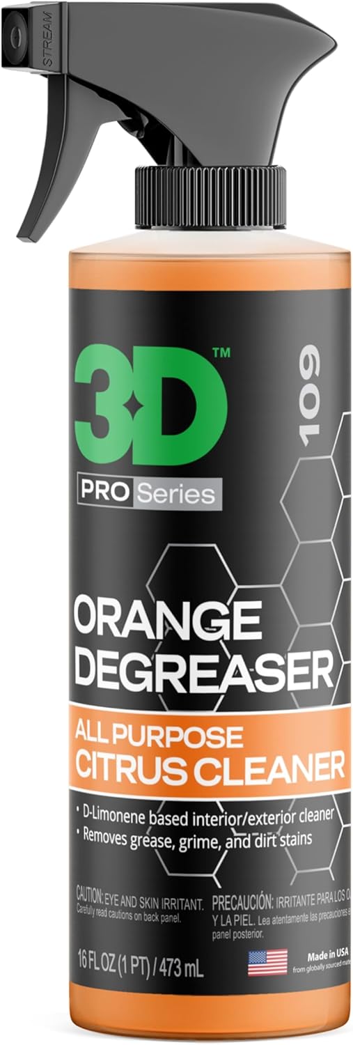 3D Orange Degreaser – Citrus-Based Car Cleaner for Oil