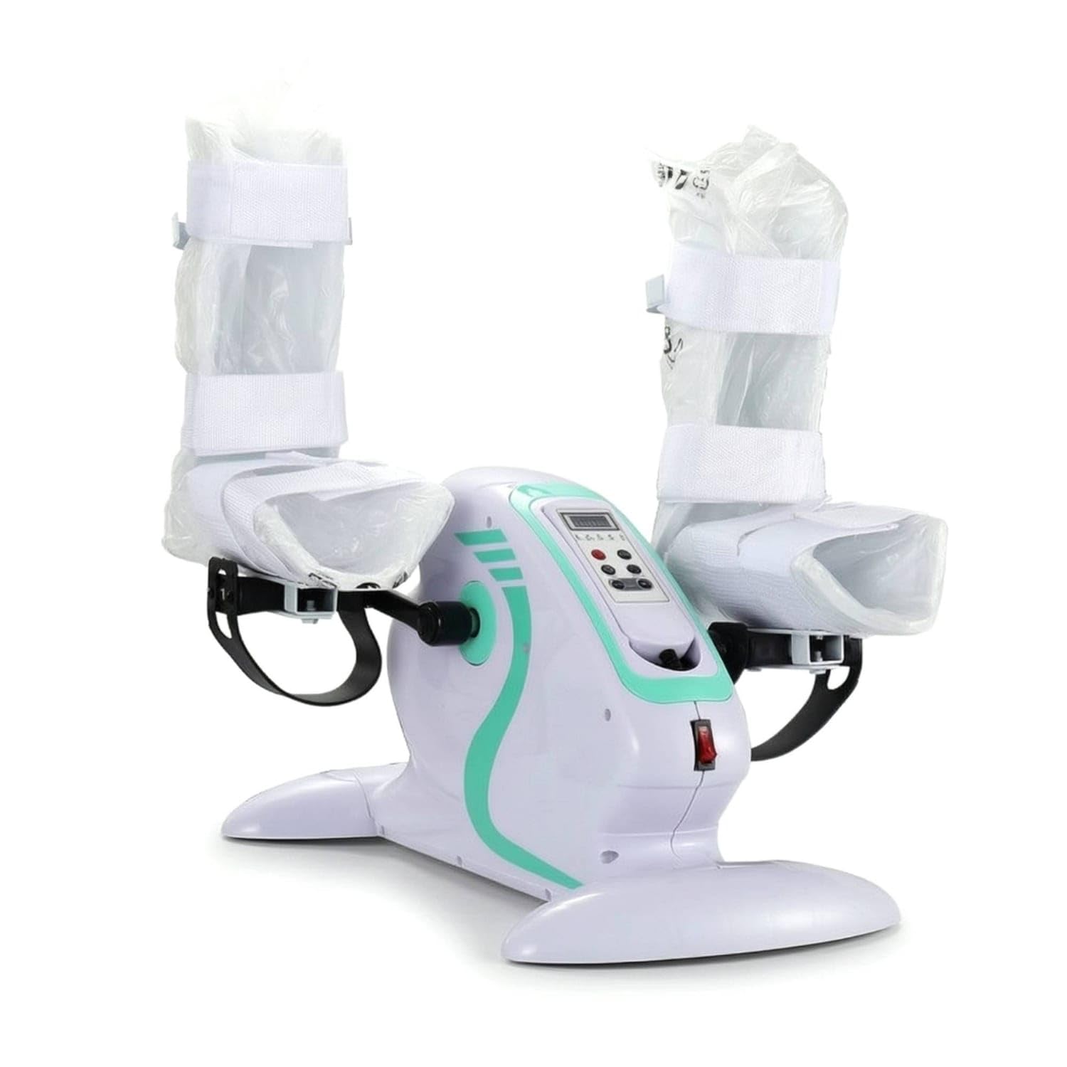 Adjustable Speed Pedal Exerciser with Controller Control Compact Motorized Pedal Exerciser Low-Impact Motorized Mini Exercise Bike Quiet for Seniors, Elderly, Home Rehab, Under Desk, Upgraded-image-3