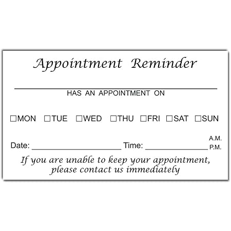amazon com 321done appointment reminder card 50 kraft tan 2 x 3 5 business card size your next appointment for hair nail salon spa massage hairdresser grooming doctor dentist office simple