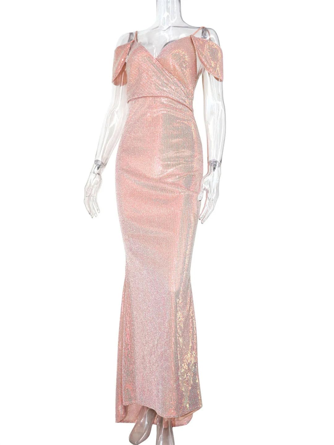 Vestido Largo De Verano con Lentejuelas Sexy Elegante para Ocasiones Formales Vestidos De Fiesta De Graduación Vestido De Noche Ajustado