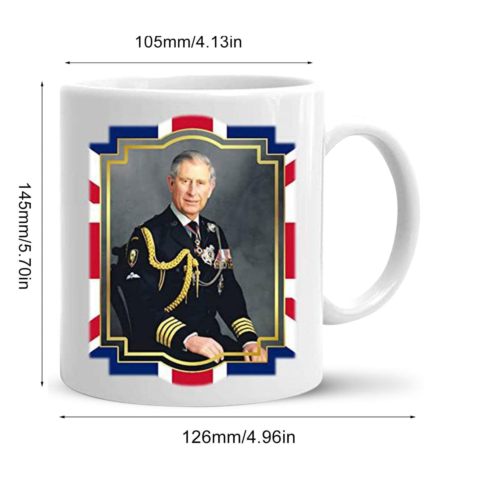 Amazon.co.jp: チャールズ王戴冠式マグカップ チャールズ3世
