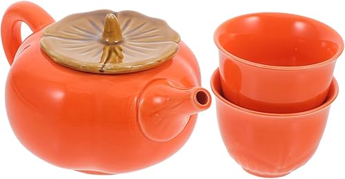 Juego de té de porcelana de 3 piezas, tetera y tazas de cerámica Teaware Set Kung Fu Teapot Material