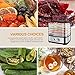 EVERUS Food Dehydrator Machine Food Dryer Dehydrator for Beef Jerky, Fruits, Vegetables, Adjustable Temperature Control Electric Food Dehydrator with 5 BPA-free Trays, 240W, Recipe Book Included