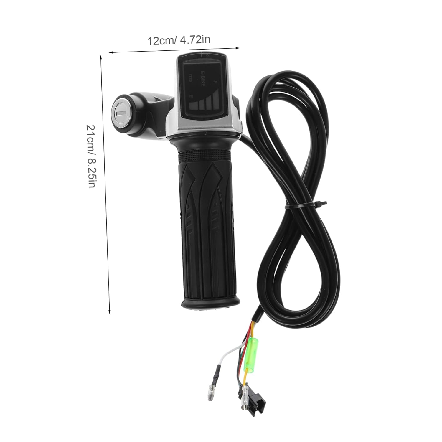 CHILDWEET Electric Bike Throttle Handle Replacement Twist Throttle Lock for Scooter Long Cable LCD Display