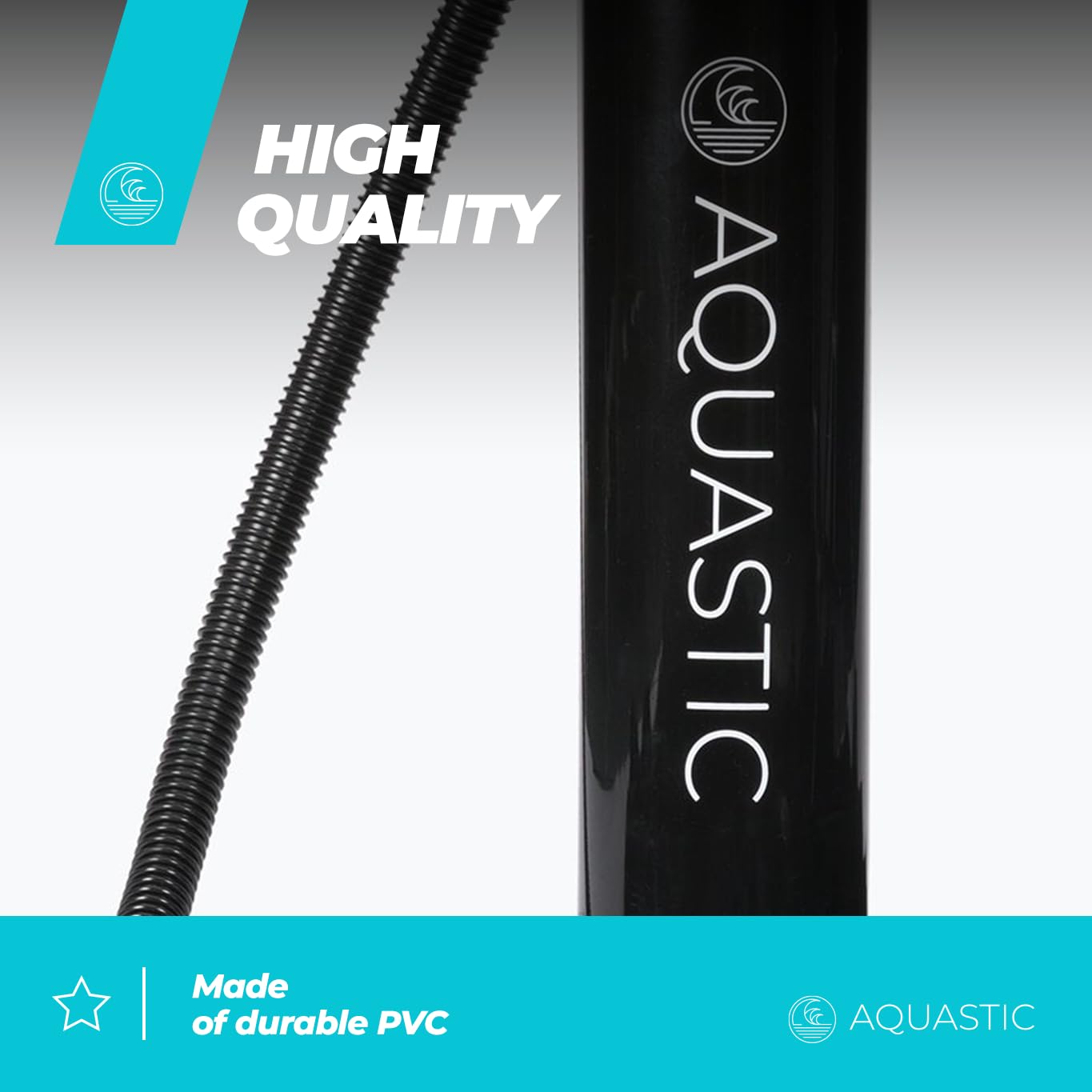 Pompe Aquastic Manomètre 14.5 PSI Pompe à Main Kayak AQUASTIC