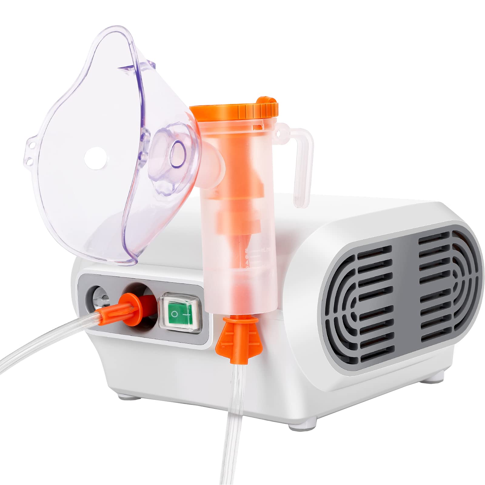 Portable Compressor Nebulizer Breathing Nebulizer Machine for Adults Home Nebulizer with Mouthpiece and Mask Desktop Nebulizers Convenient for Travel Home Use