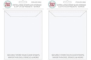 Avery Elle Stamp and Die Storage Pockets: XL Protection for Your Collection