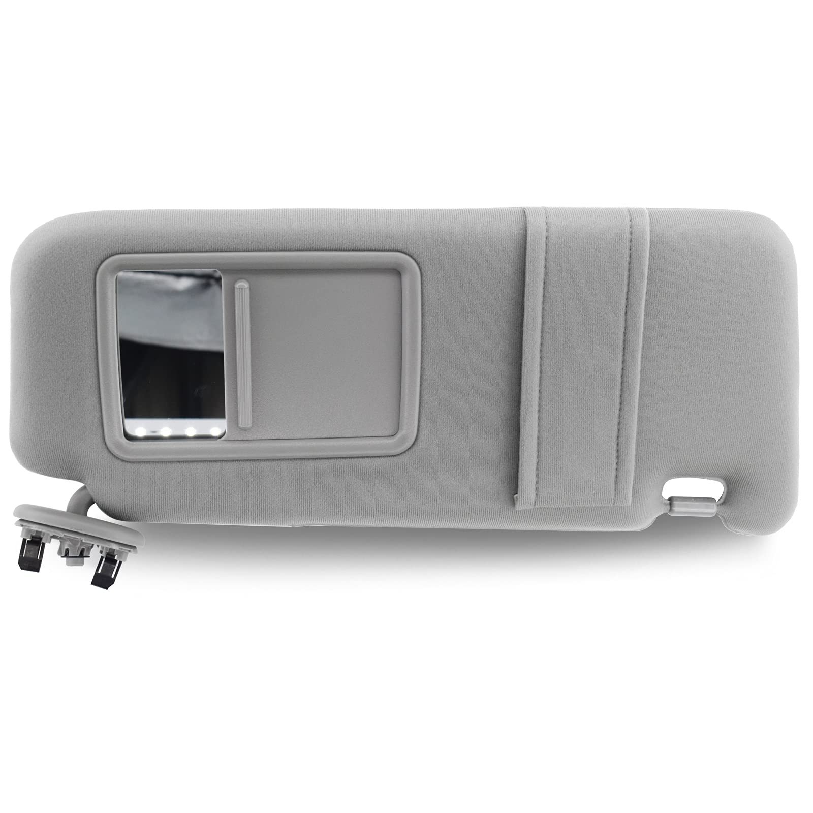 Passenger Side Sun Visor for Toyota Camry 7431006750E0 Sun Shade Assembly Mirror