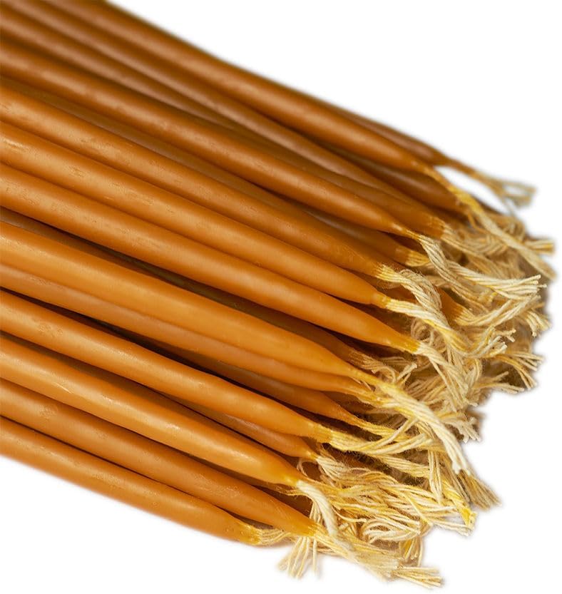 Greek Candles Made of 100% Pure Beeswax Smokeless Handmade N1 23 cm (10)