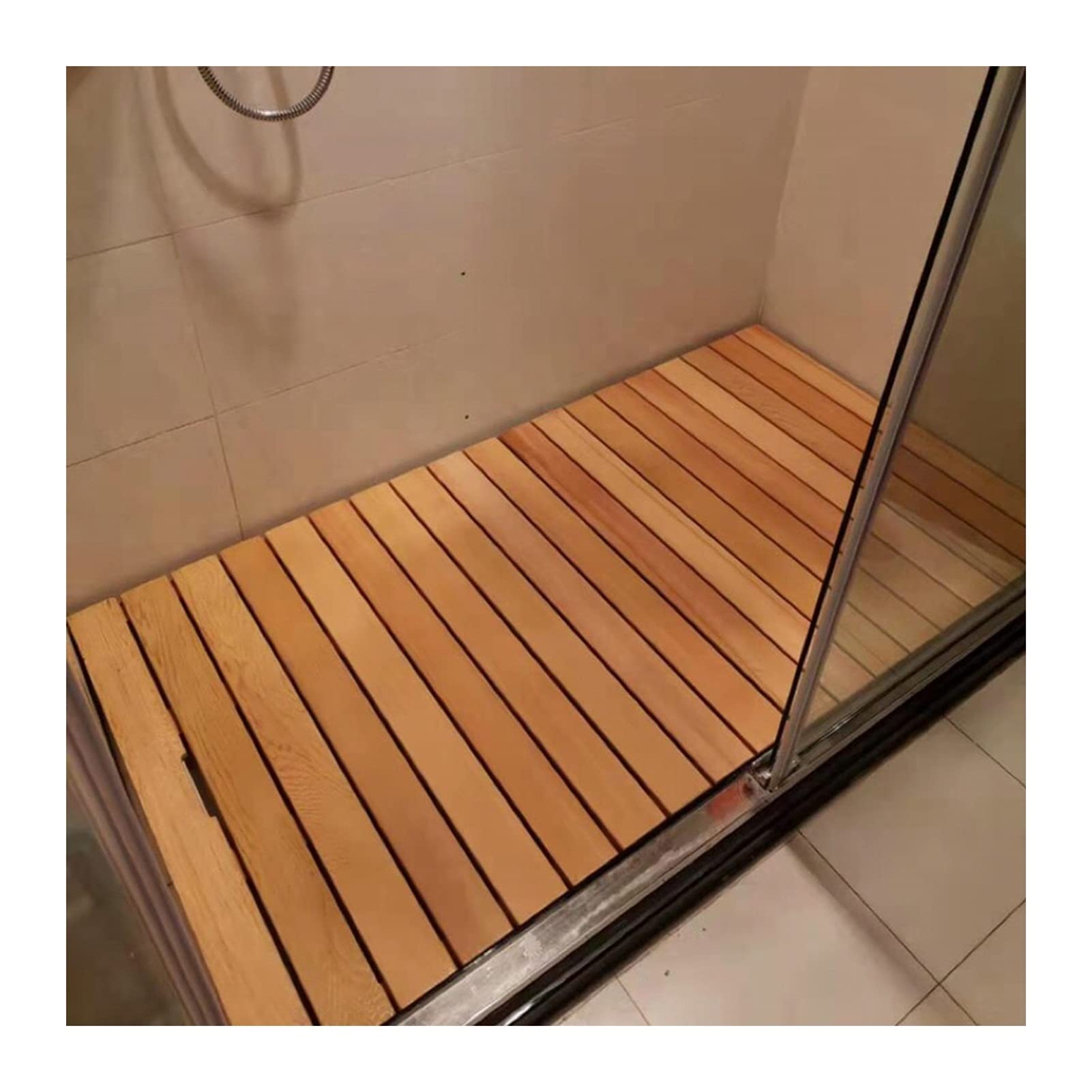 Pédale de salle de bain étanche en bambou, fini les glissades sur le carrelage