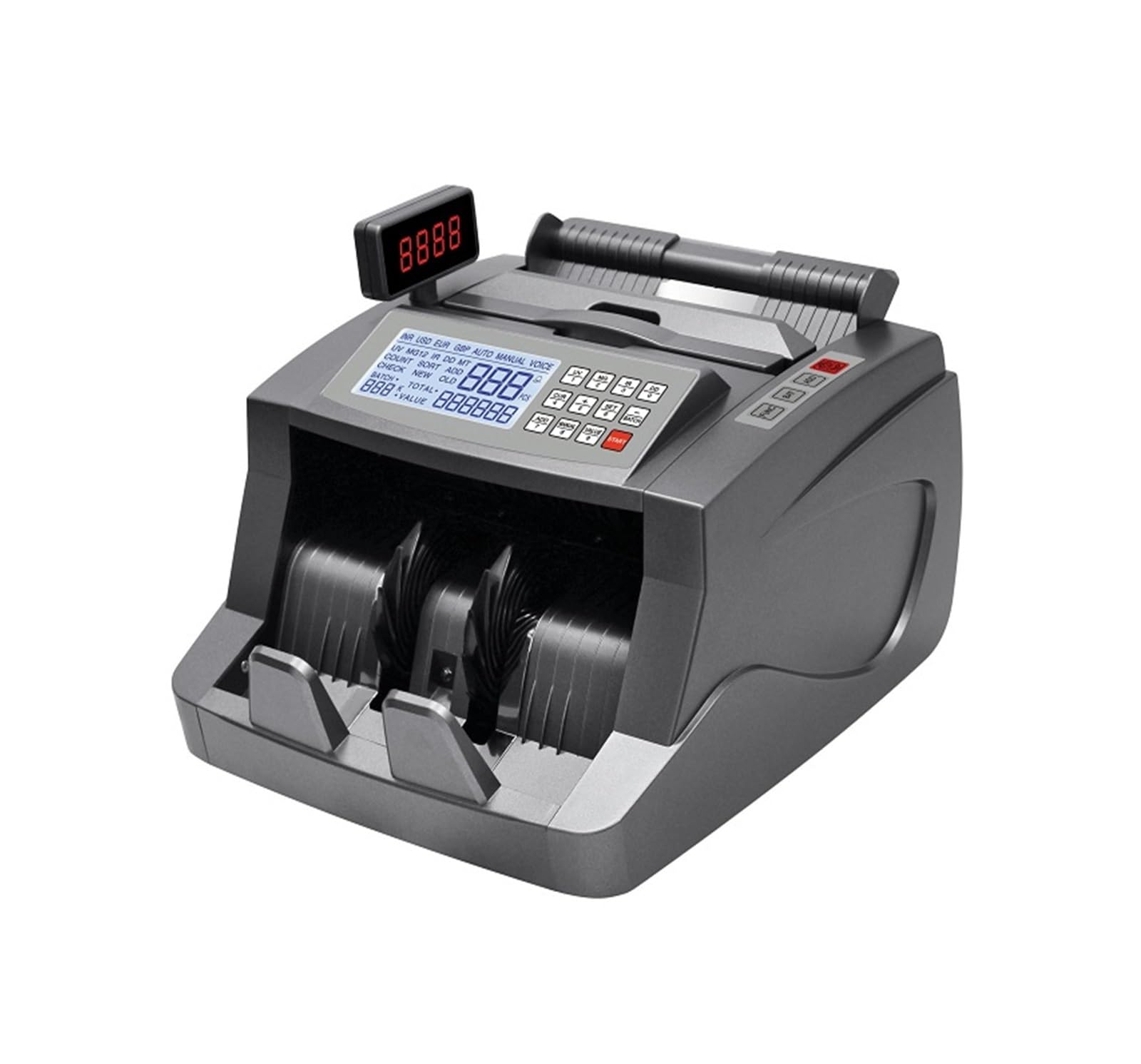 Contabanconote, Macchina for il conteggio delle banconote multivaluta for contanti in USD per aziende
