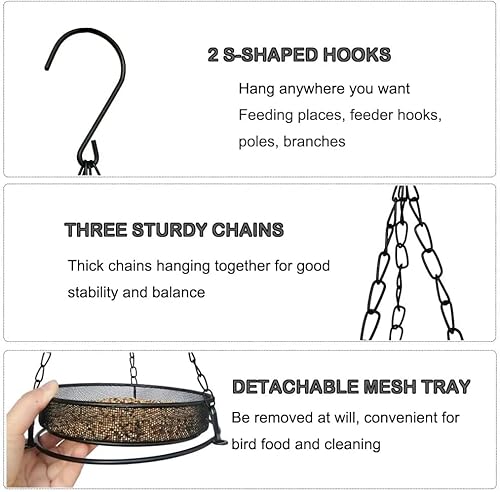 Hrayltop Hanging Bird Bath&Bird Bath thumb #8