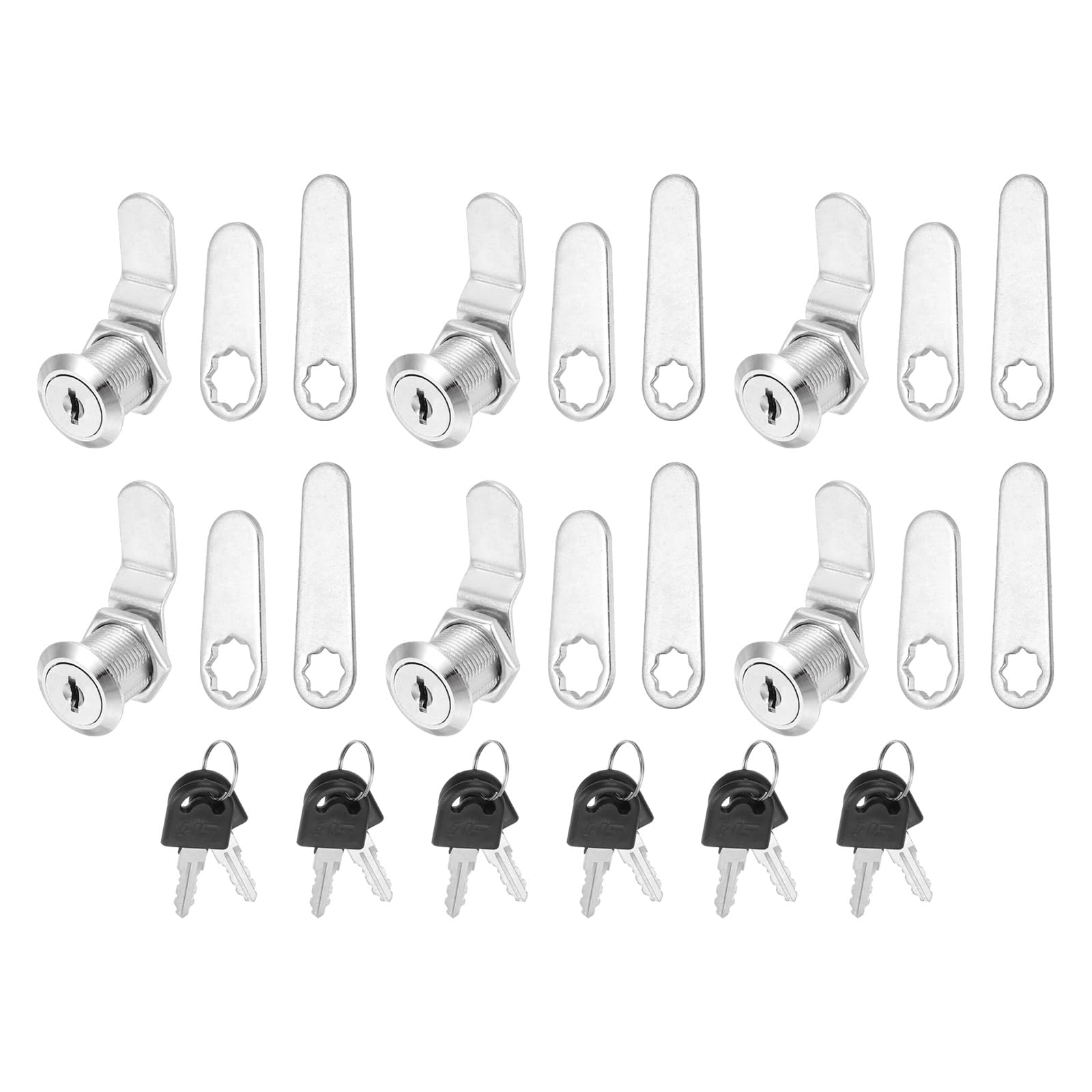 PATIKIL 3/4 Inch Keyed Alike Cabinet Locks with Key