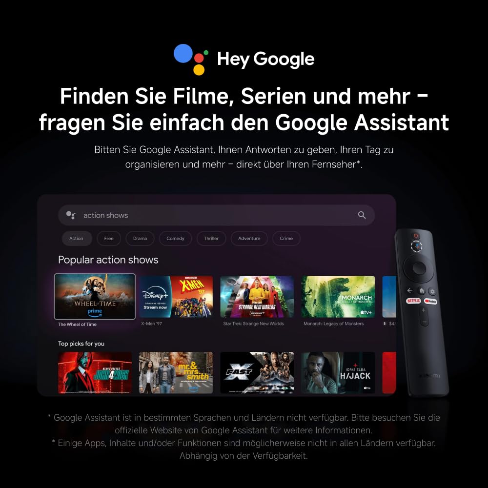 Xiaomi L1 Smart Beamer 1080P Full HD mit Google TV & Netflix, Tragbarer Heimkino Projektor, Autofokus & Keystone, HDR10/HLG, 120" Display, 5G WiFi Bluetooth, Dolby Audio, Outdoor Beamer für Kinoabende