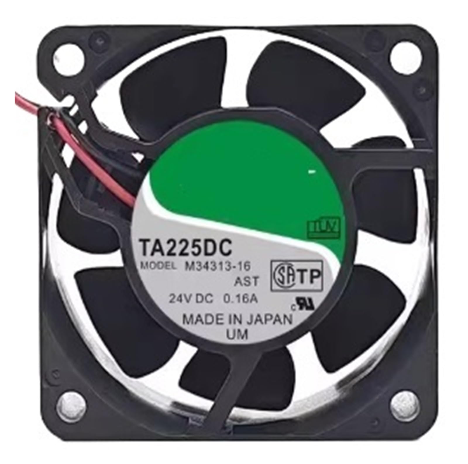 LZIKKGKI TA225DC M34313-16 DC24V 0.16A Two-wire Cooling Fan