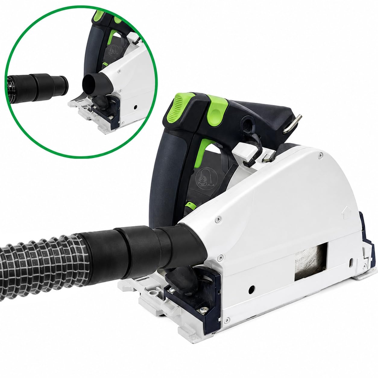 Premium Gewebeschlauch 4m für Industriesauger - Universeller 58mm Anschluss - Knickfest & robust