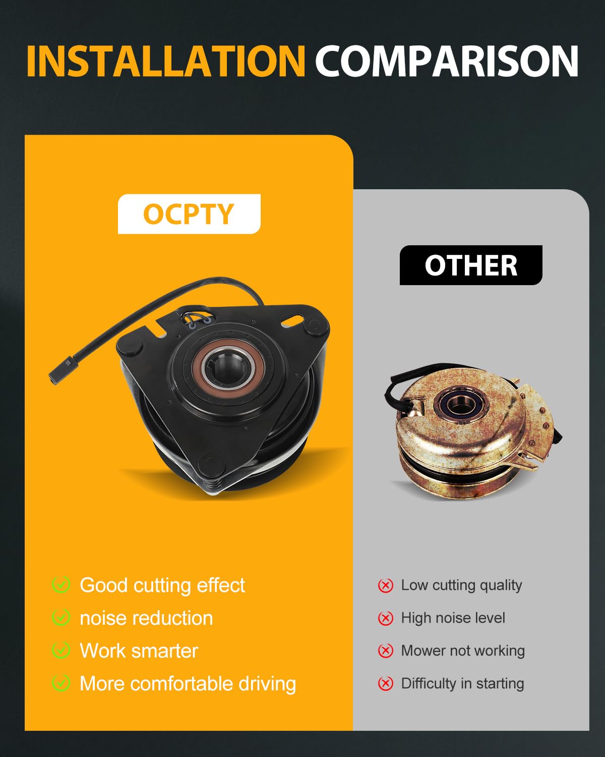 Amazon.com : OCPTY 1757359 Electric Power Take Off Clutch Electric