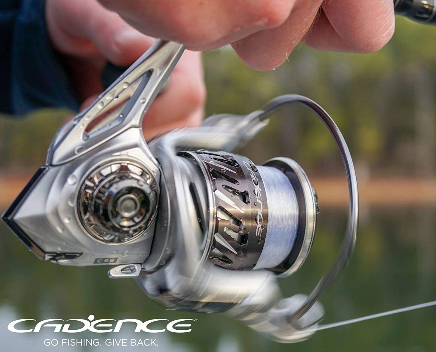 Cadence Spinning Reel,CS6 Strong Aluminum Frame Fishing Reel with 8 Durable & Corrosion Resistant Bearings
