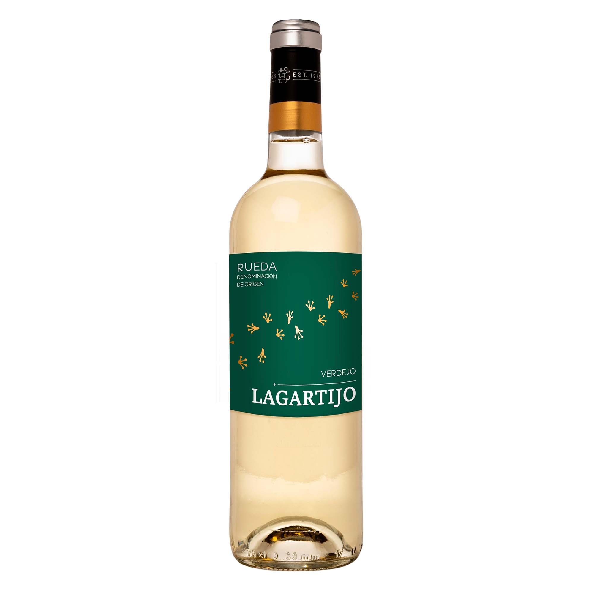 CUATRO RAYAS Lagartijo Verdejo - Vino Blanco DO Rueda (6 Botellas x 750ml)