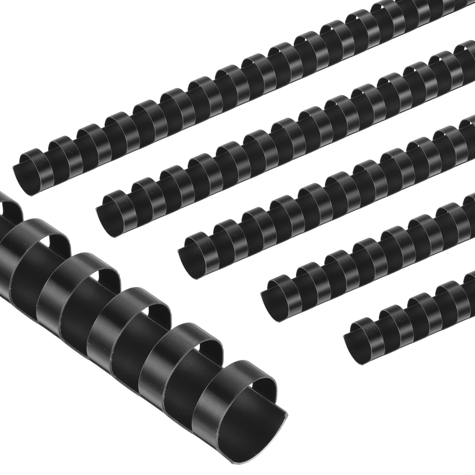 PATIKIL 18mm Plastic Binding Combs, 21 Rings Comb Binding Spines 50 Pcs — image 1