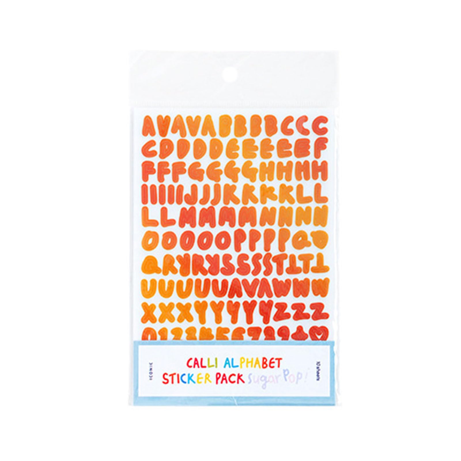 Letter Number Sticker Adhesive PVC Sticker Scrapbook Journal Planner Notebook Calendar Album Decorative Letter