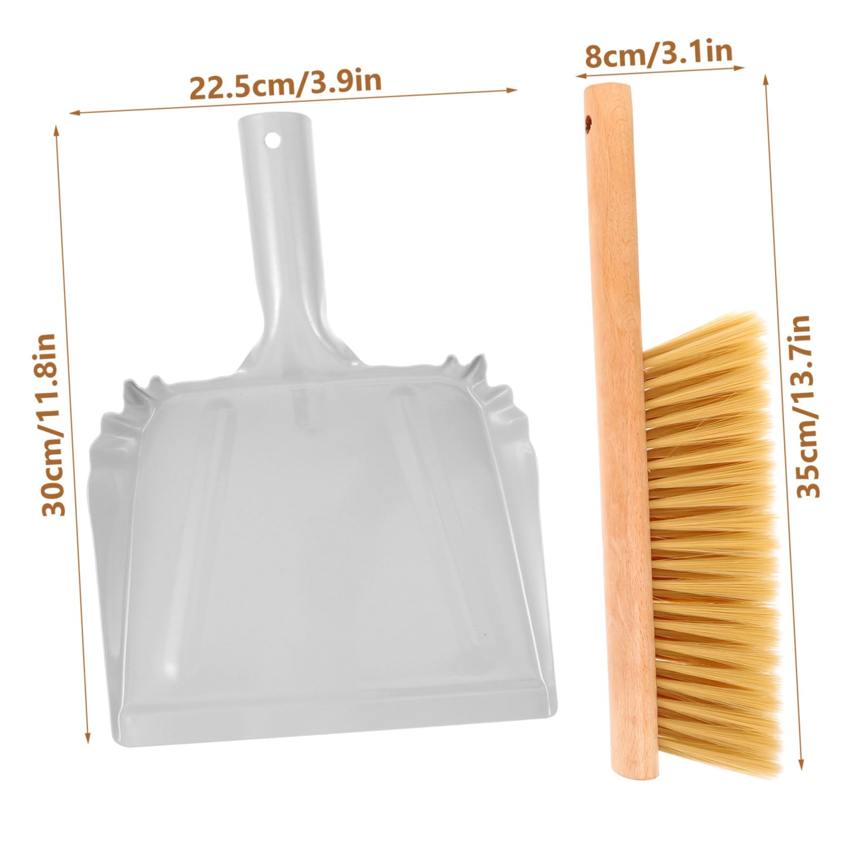 1 Ensemble Manuel De Balayeuse De Tapis Brosse D'Époussetage De Comptoir Nettoyage De La Neige Pelle À Poussière Jouets Ménagers pour Enfants Balai À Main Plumeau De