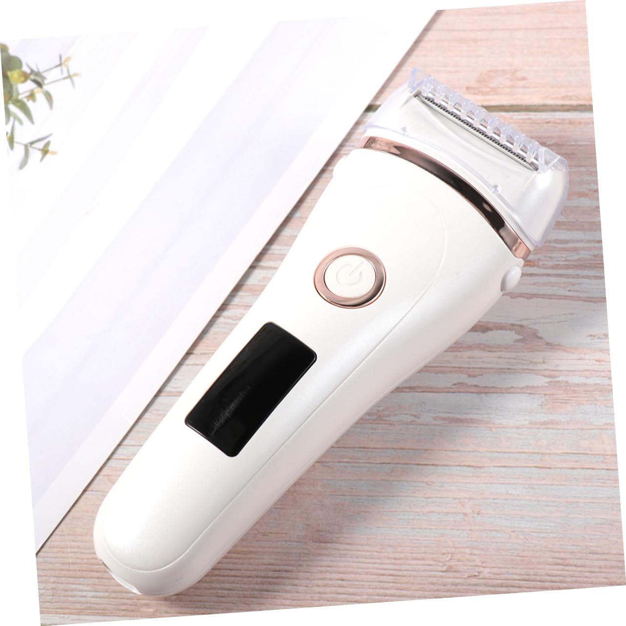 BESTYASH Elettrici USB Ricaricabili per Donne con Display LED Epilatore e Trimmer per Ascelle e Bikini Macchina per Depilazione