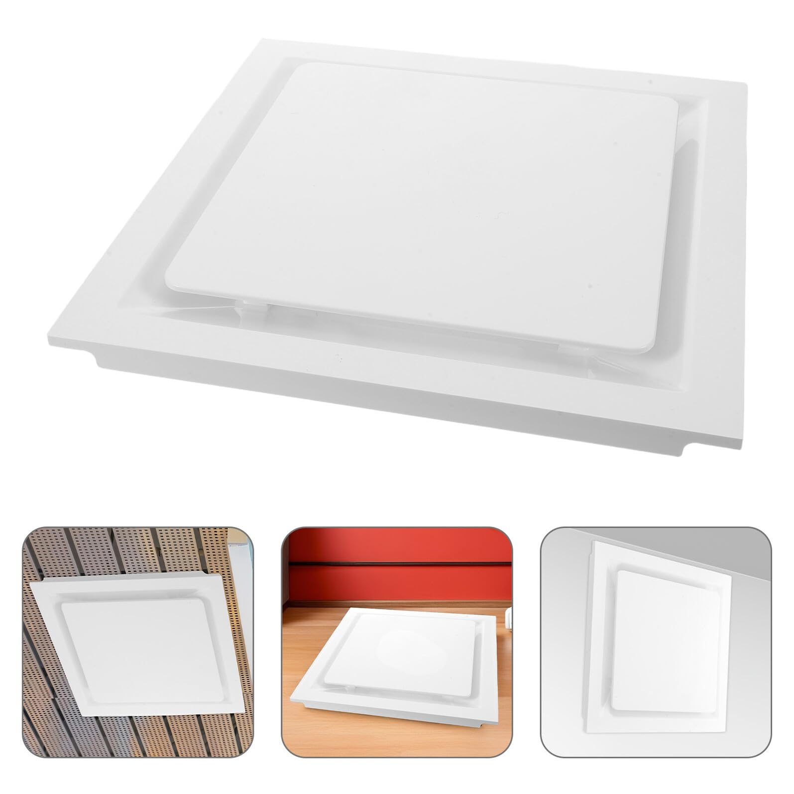 Griglia di Ventilazione a Soffitto Regolabile in Abs Bianco | Copertura Diffusore d Soffitto, Bocchetta di Ventilazione Condizionata, Vacanze Estive