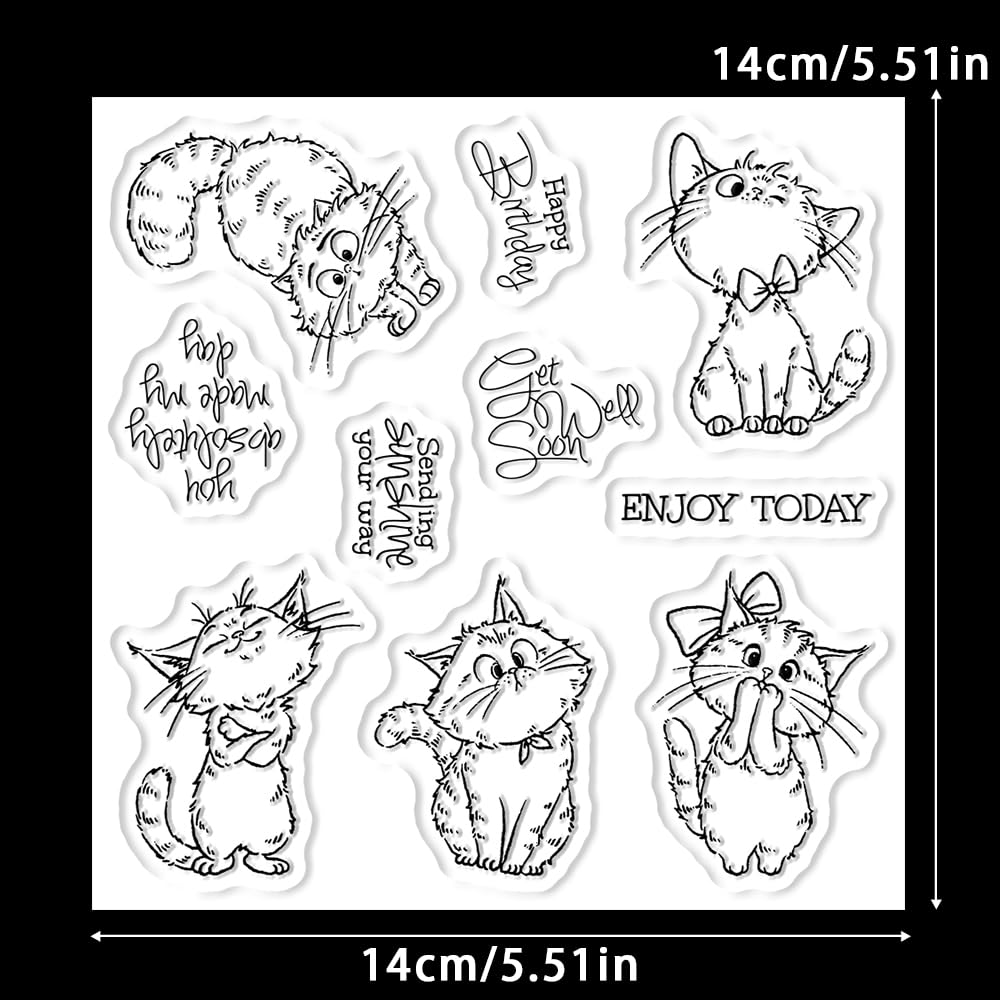 Animal Stamps & Dies Set - Card Making & Scrapbooking -3
