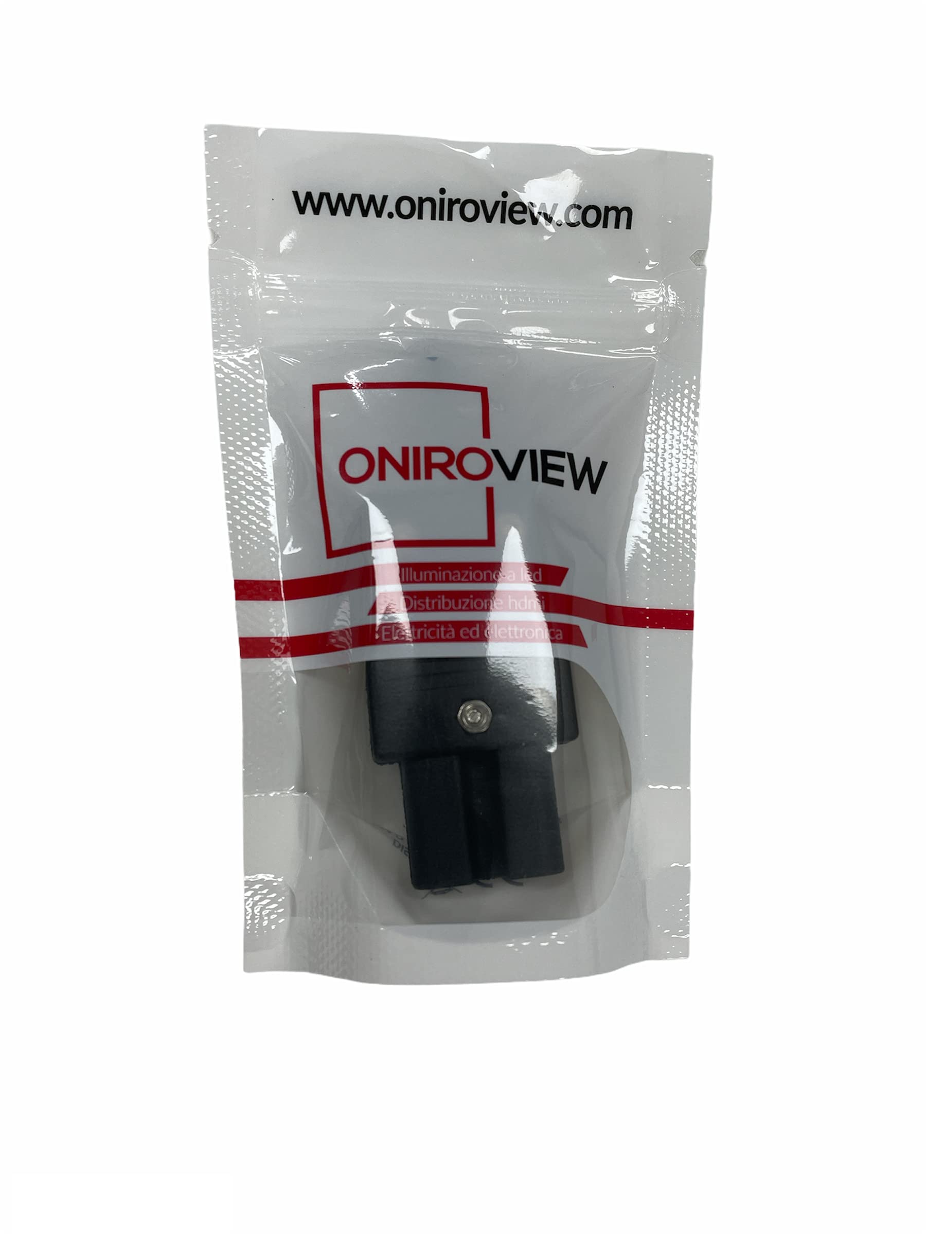 2 Prese Volanti IEC C15 16A 250V - Connettore Alimentazione Per PC, Server