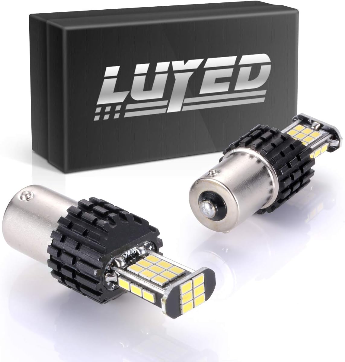 LUYED 1156 Back Up Light Bulbs, 2 X 1600 Lumens Extremely