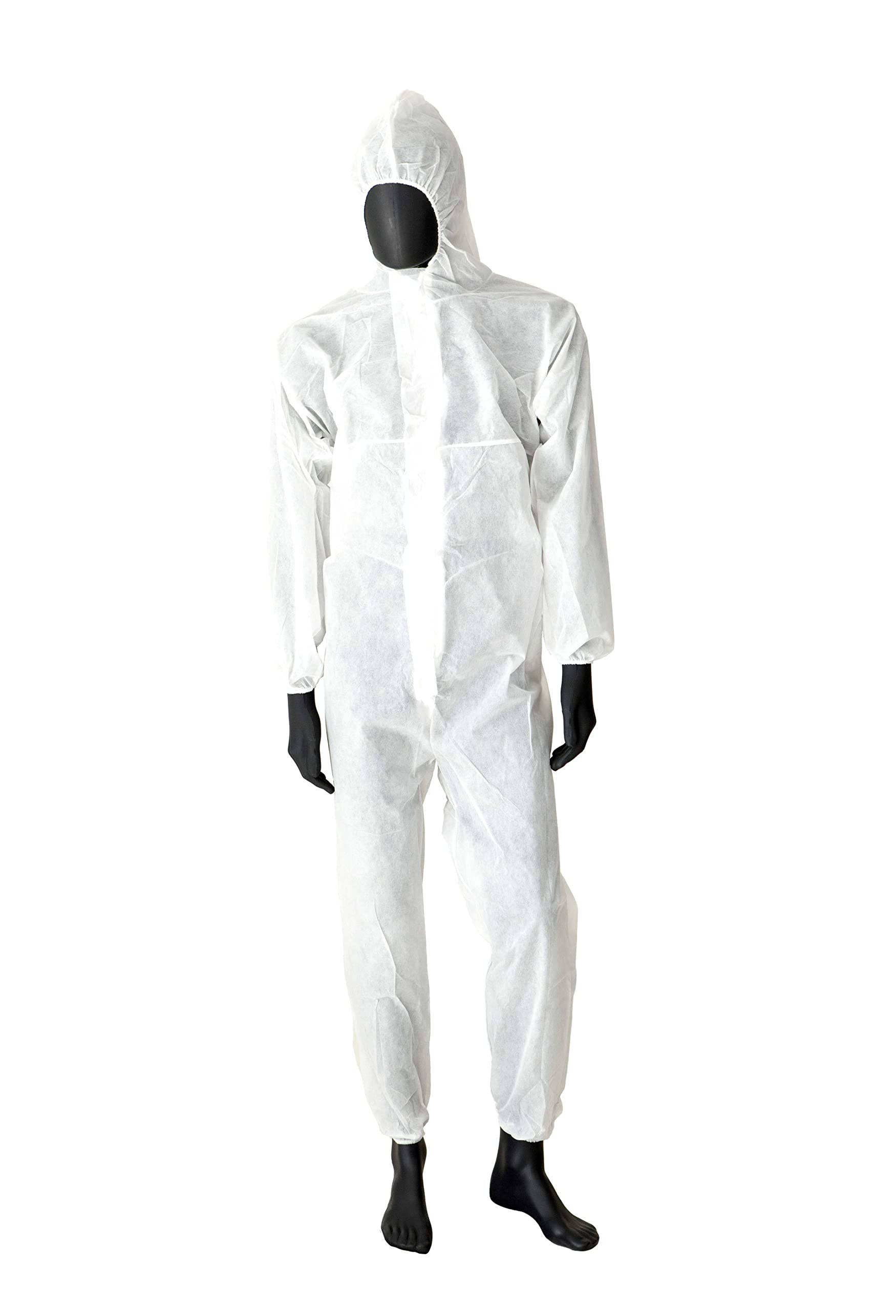 Virsus Combinaison de protection pour poudres et liquides 19090 en TNT 40 g de couleur blanche I Classe, avec capuche, chevilles, taille pour peintures à faire soi-même différentes tailles (XXL)