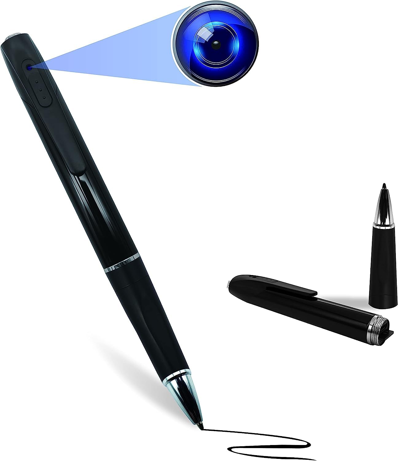 32GB Hidden Camera Full 1080P Spy Camera Pen - Hidden Security Cam with Loop Recording and Picture Taking Rechargeable Battery for Home Security or Classroom-image-17