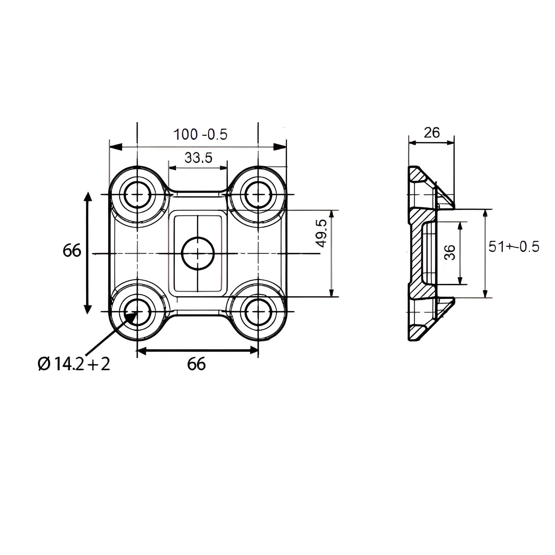 AB Tools 2 śruby U 1 płyta podstawy do przyczep Ifor Williams Twin Paraboliczne sprężyny liściowe