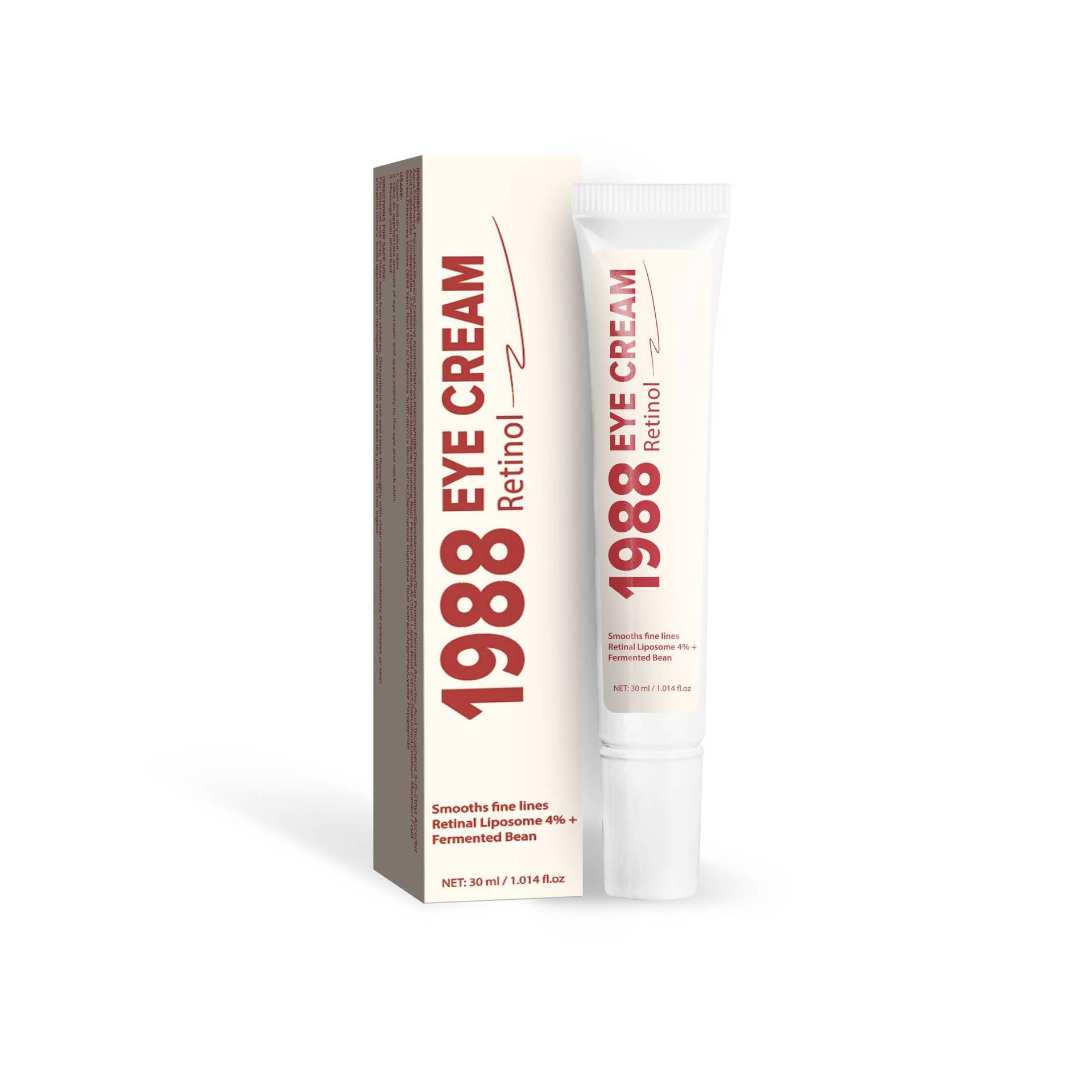 Retinol Eye Cream, Anti-Ageing Eye Treatment for Dark Circles Fine Lines & Puffiness