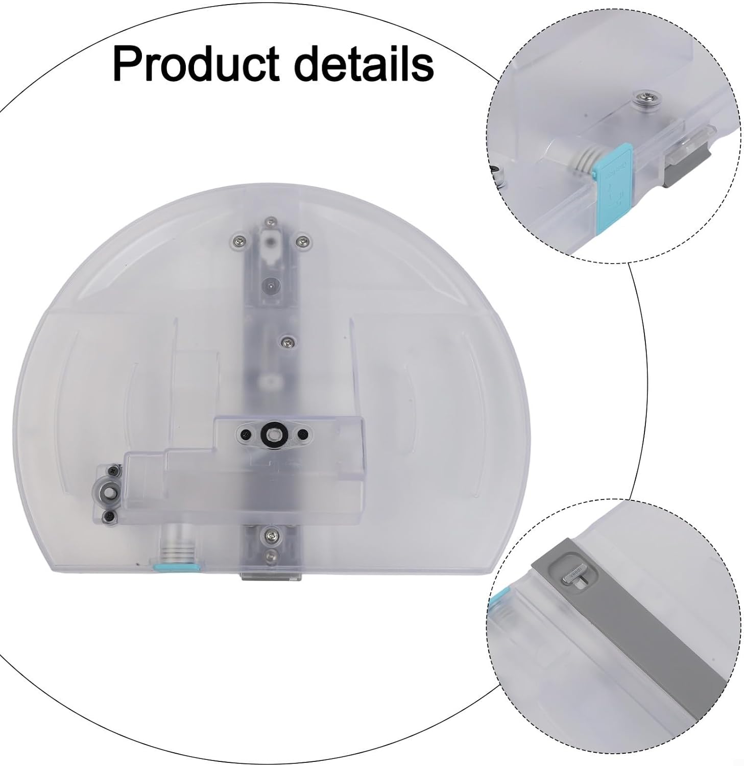 Replacement Fresh Water Tank for for Yeedi Cube Wet & Dry Vacuum Cleaner, Durable Pe Plastic Accessory