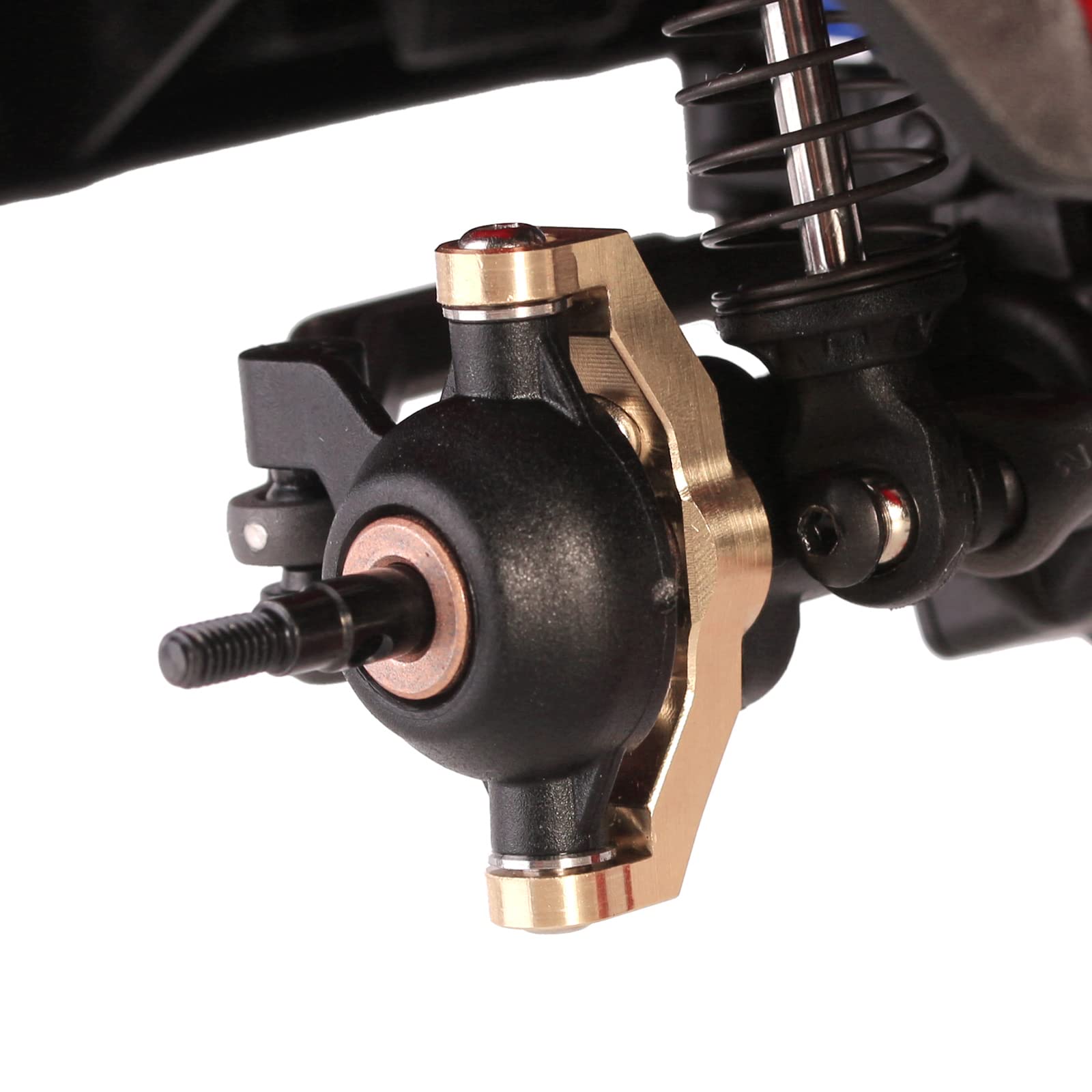 INJORA Ottone Sterzo Blocchi Knuckle e Caster Blocchi C-Hub per TRX4M 1/18 RC Crawler Upgrade Parts