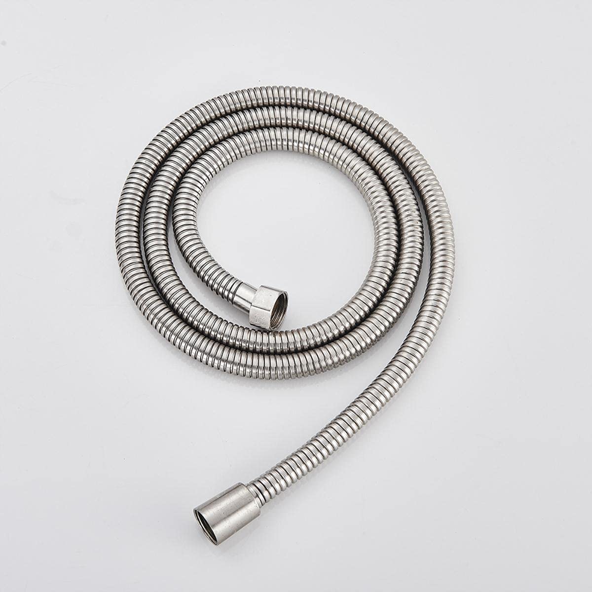 Manguera de acero inoxidable, Mangueras de ducha sin torceduras Manguera de 59 pulgadas for cabezal de ducha de mano Reemplazo de manguera de ducha Manguera flexible de acero inoxidable Antitorsión-Ne