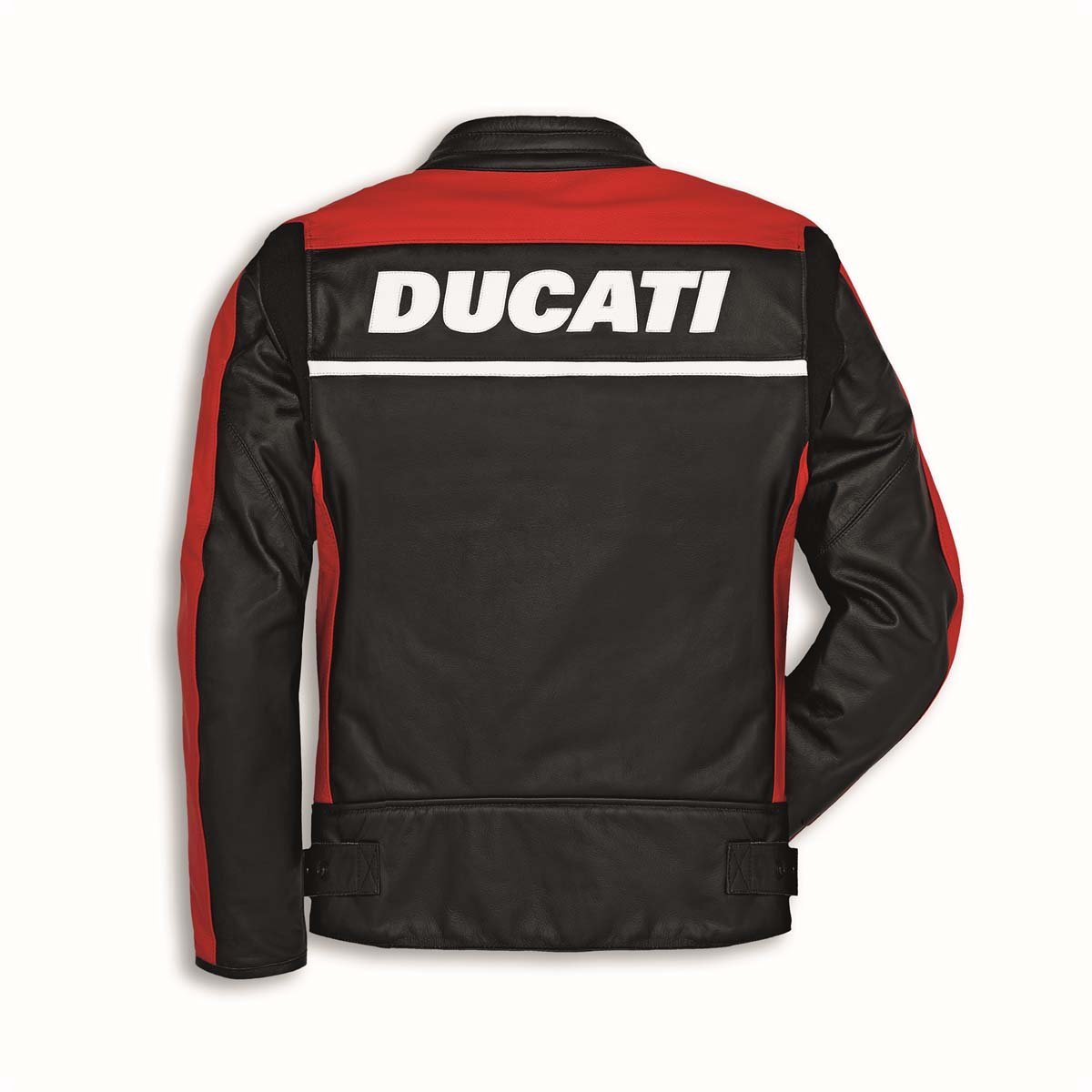 Ducati Men's Company C2 Leather Jacket - Red/Black 52 : Amazon.in