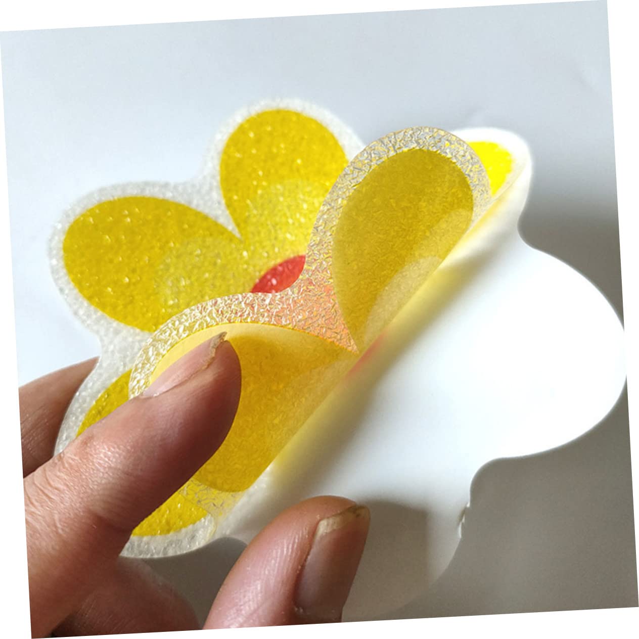 MAGICLULU 3 Juegos Adhesivos Antideslizantes para Flores. Cocina Pegatinas De Pared Bañera Pegatinas Flor Transparente Pegatinas Pegatina De Agarre De Bañera Ducha De Polivinilo