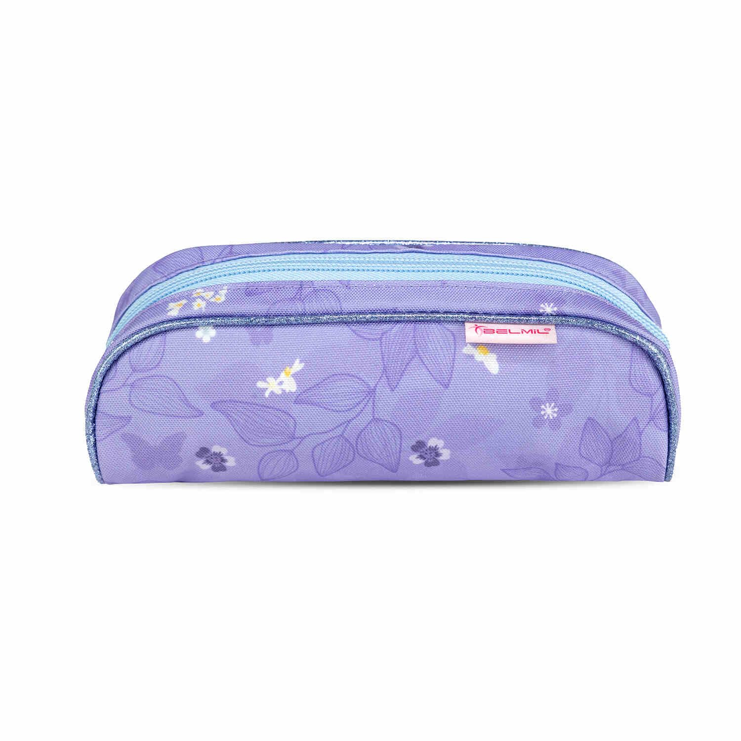 Belmil Mini-Fit Schulranzen Set 4 -teilig (405-33/AG/S) (Purple Blue Butterfly)