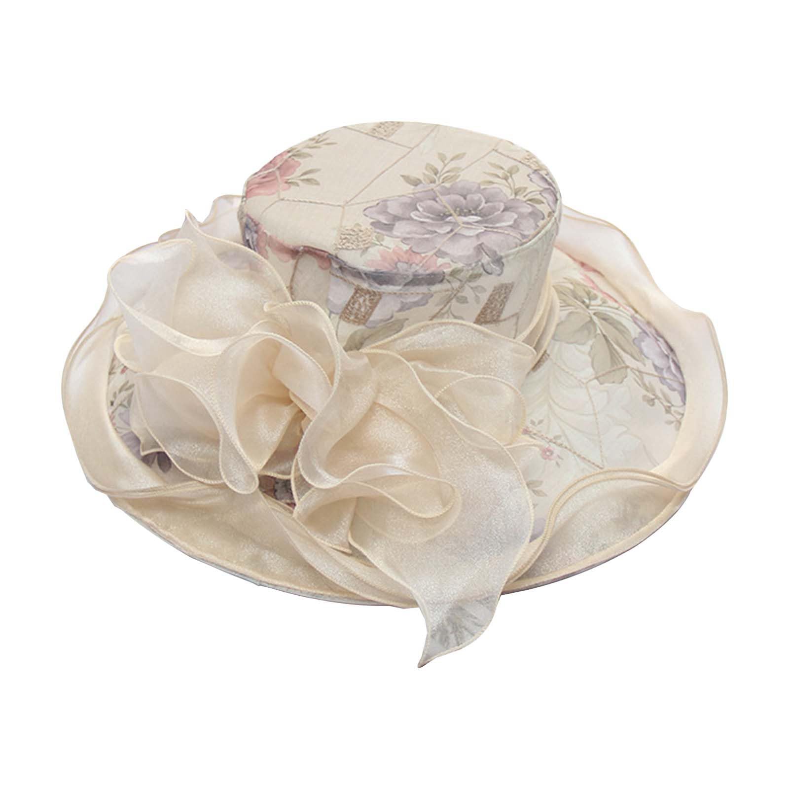 Fulidngzg Sombreros Mujer Verano Sombrero Mujer Pamelas De Playa Verano Protección UV Sombrero Paja Ligero Sombrero Playa Personalizado Gorro Playa Mujer Protección Sol Gorro Pescador Mujer ala Ancha