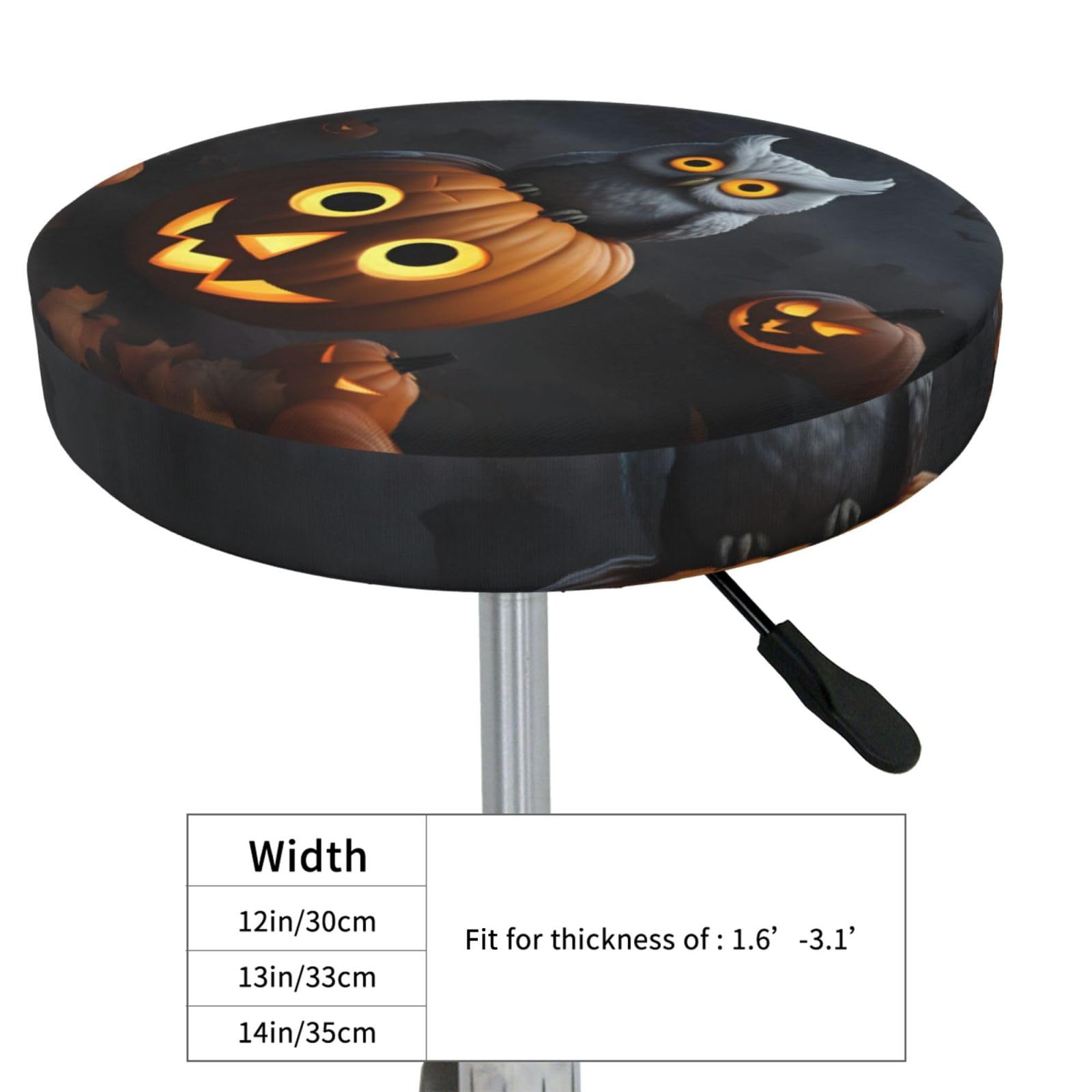 Amazon.com: MDATT Halloween Owl Ghost Pumpkin Print Stool