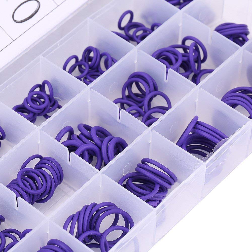 Guarnizioni O-ring aria condizionata auto 270 pezzi per climatizzatore compressore set di guarnizioni O-Ring di gomma per diverse vetture