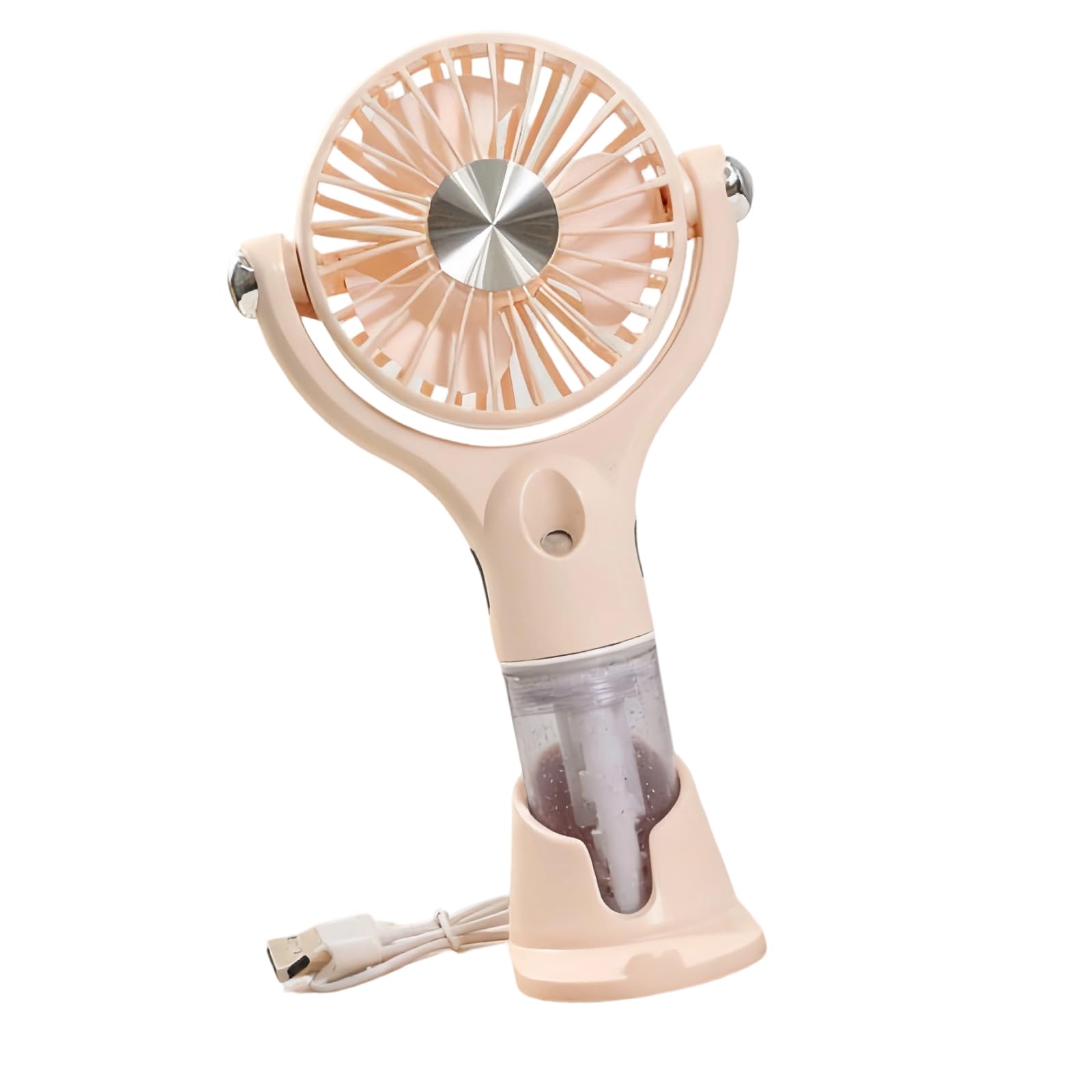 Zxfdsfdbnm High Speed Portable Handheld Mist Fan Rechargeable Personal Cooling Fan Light Weight Coolers Easy to Carry Rechargeable Cooling