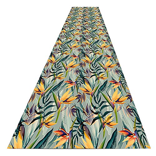 Tapis de cuisine en feuille lavable avec dos en caoutchouc résistant